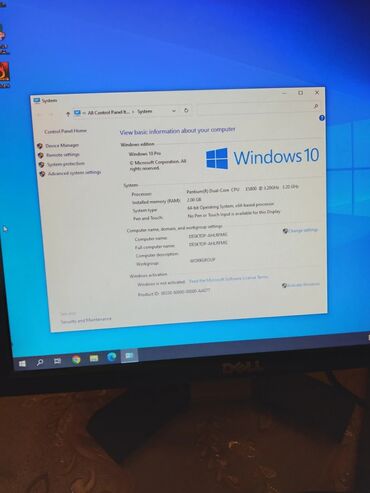 masaüstü kampüter: HP masaüstü kompüter seti Tərkib: - HP sistem bloku - Dell LCD