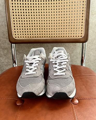 574: Мужские кроссовки, 40, New Balance, Б/у, цвет - Серый, Самовывоз — 5