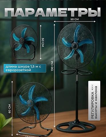 Воздуходувка: Вентилятор Напольный, Лопастной — 12