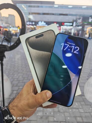 apple iphone 14 pro: IPhone 15 Pro Max, 256 GB, Desert Titanium, Face ID