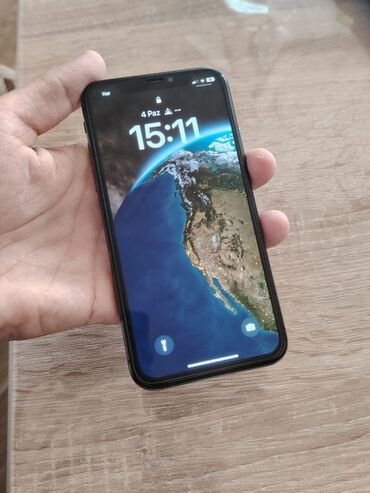 купить телефон в азербайджане: IPhone X, 256 ГБ, Черный