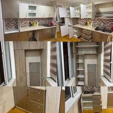 işlənmiş mətbəxt mebeli: Metbex mebeli. 400azn. ölçü 5m üzerinde moyka aspiratör