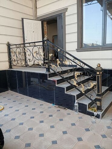 Изготовление перил: Изготовление перил Материал: Кованное железо, Наружные, Бесплатная доставка — 18