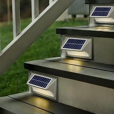 Baštenska rasveta: Solarne LED zidne/stepenišne lampe za eksterijer - Tip: samostalne — 2