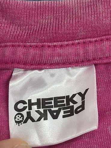 розовые мужские футболки: ÖZEL EL IŞI (ORIGINAL) Brend: Cheeky & Peaky Məhsul: Qısaqoll — 3