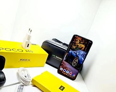 Poco: Poco M5, Б/у, 256 ГБ, цвет - Черный, 1 SIM, 2 SIM, eSIM — 1