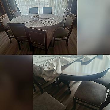 SofiMasa desti satilir Ela veziyyetdedir 6 eded stulla qiymet 300 azn