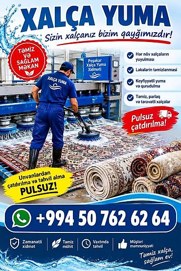 xalcalari: Xalçaların yuyulması | Xalçalar Pulsuz çatdırılma — 2