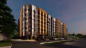 ош шаары квартира: Курулуп жатат, 1 бөлмө, 38 кв. м