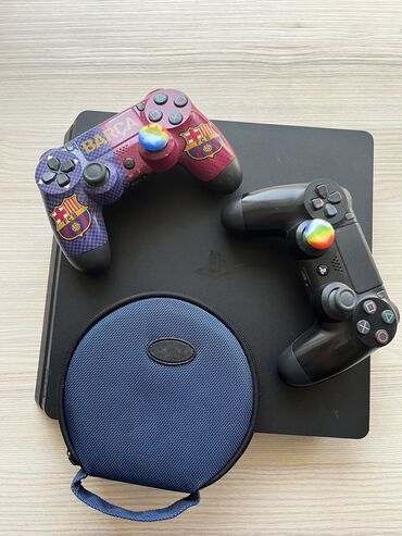 işlənmiş smart tv: PlayStation 4 Slim 1TB + 20 Oyun Diskləri | Əla Vəziyyətdə | PS4