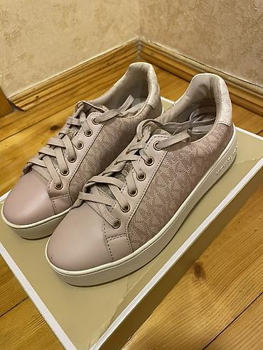 ket ayaqqabilar: Qadın idman ayaqqabısı – Michael Kors Bradley Lace Up (rəng: açıq — 3
