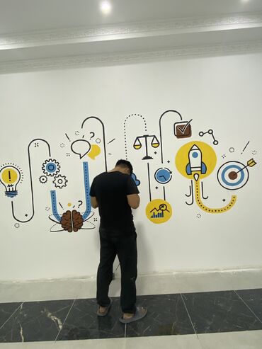 Декоративная роспись: Фактурная живопись, Художественная роспись, Граффити 3-5 лет опыта at lalafo.kg — 14 Декоративная роспись: Фактурная живопись, Художественная роспись, Граффити 3-5 лет опыта — 14