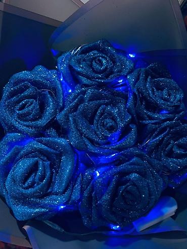 Товары для праздников: Атласные розы 🌹 Бишкек|Кант| Новопокровка. Розы из атласных лент долго — 4