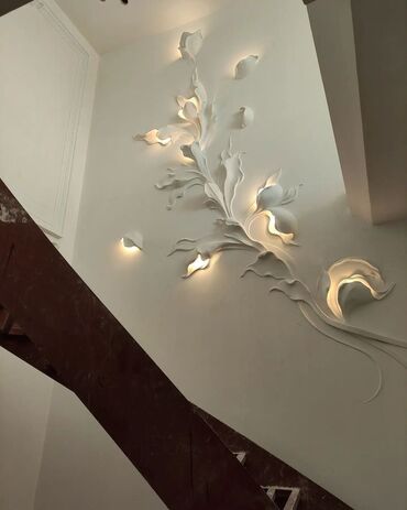 Malyar işləri: Xidmət: Fərdi divar rəsmləri və relyef (stuko) dekoru Təsvir: - — 24