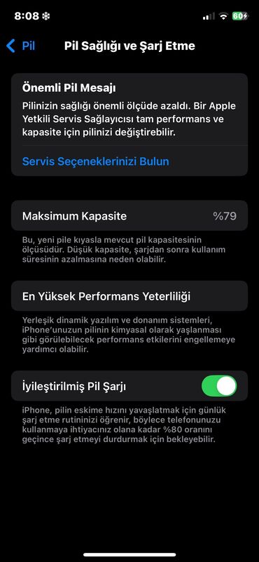 Apple iPhone: IPhone 11 Pro, 64 GB, Midnight, Face ID, Sənədlərlə