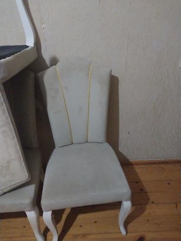 stul plastik: Qonaq otağı üçün, İşlənmiş, Qatlanmayan, rəng - Ağ Stul — 2