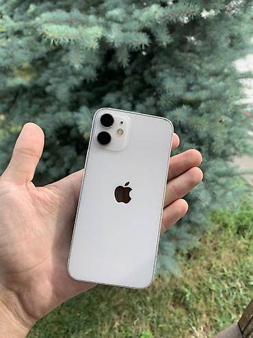 Apple iPhone: IPhone 12 mini, Б/у, 128 ГБ, Белый, Зарядное устройство, Защитное стекло, Кабель, 71 % — 1