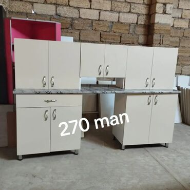 Kreslolar: Mətbəx mebeli 225sm👇 Qiyməti:*270* man. Çatdırılma və quraşdırılma