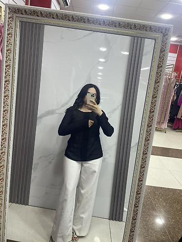 qisa kofta modelleri: Qara qadın bluzası - Rəng: klassik qara - Model: iki fərqli geyinmə — 2