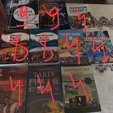 Книги и журналы: DİM hazırlıq və məktəb dərslikləri/topluları dəsti – Tarix, Ədəbiyyat — 2