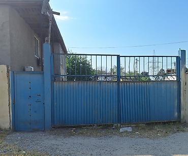 Həyət darvazaları: İşlənmiş Dəmir Həyət darvazası, 240 m, Mexaniki, Qapı ilə, rəng - Göy, Kredit yoxdur, Ödənişli quraşdırma, Ünvandan götürmə, Ödənişli çatdırılma — 1