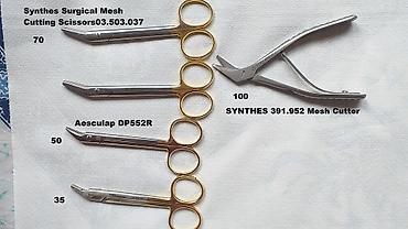 lapis za rane: Sečice makaze za konac žicu metalne mrežice titanijum Kao sa slika — 1