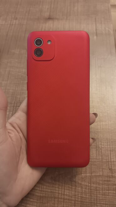 джойстики для телефонов: Samsung Galaxy A03, цвет - Красный, Две SIM карты