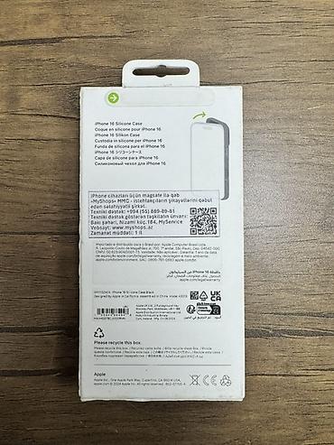 ayfon qiyməti: Məhsul: iPhone 16 Silicone Case (MagSafe) Salam.Mehsul yenidir — 2