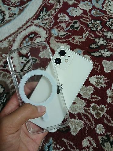 Техника и электроника: IPhone 12 mini, Б/у, 64 ГБ, Белый, Чехол, 100 % — 9