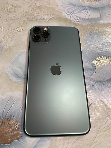 IPhone 11 Pro Max, 64 GB, Matte Midnight Green, Face ID, Simsiz şarj, Sənədlərlə lalafo.az -da IPhone 11 Pro Max, 64 GB, Matte Midnight Green, Face ID, Simsiz şarj, Sənədlərlə