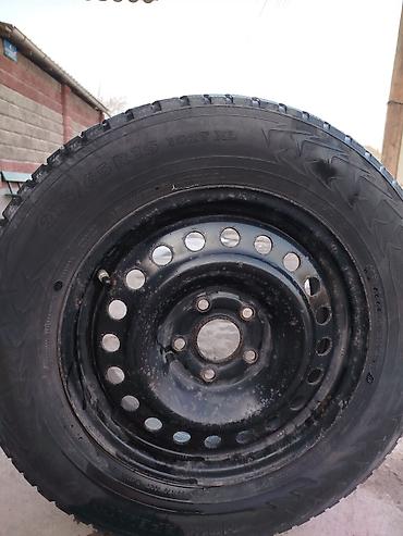 балон кышкы: Дөңгөлөктөр монтажда 215 / 65 / R 16, Кыш, Колдонулган, Комплект, Жеңил унаалар, Темир — 6