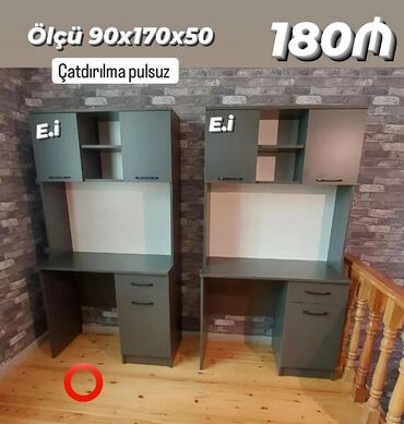 mdf material: *Yazı masası 180Azn💥* ✔️Rəng seçimi var *Çatdırılma və quraşdırılma