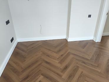 Напольные работы: Рофессиональная укладка кварц-ламината и ламината «ёлочкой» Выполняю — 4
