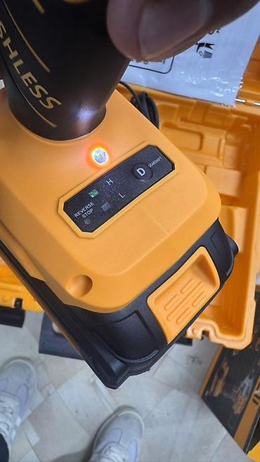 газовый клуч: Аккумуляторный ударный винтовёрт DINGQI Brushless в кейсе. Компактный — 3