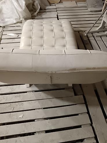 Ağ rəngli lounge/şezlong kreslo - Material: temiz dəri üzlük lalafo.az -da Ağ rəngli lounge/şezlong kreslo - Material: temiz dəri üzlük