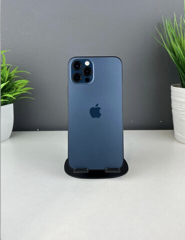 симка номер: IPhone 12 Pro, Колдонулган, 256 ГБ, Заряддоочу түзүлүш, Коргоочу айнек, Каптама, Бөлүп төлөө менен, 86 %