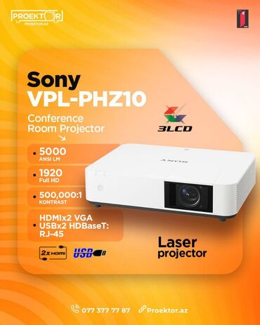 купить проэктор: Yeni Portativ Proyektor Sony, Ödənişli çatdırılma