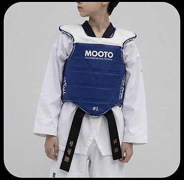 Спорт и хобби: 🥋 Протектор MOOTO для тхэквондо 🔵🔴 Двусторонний — синий/красный 📏 — 3