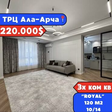 Продажа домов: 3 комнаты, 122 м², Элитка, 10 этаж, Евроремонт