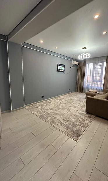 mega hous: 1 комната, 47 м², Кок-Жар мкр Элитка, 9 этаж, Евроремонт — 1