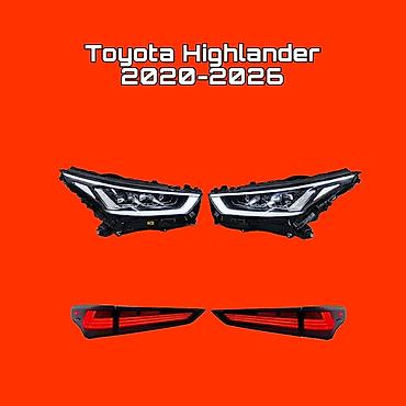 Комплект светотехники для Toyota Highlander (2020–2026) - Передние