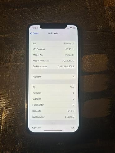 100 kv: IPhone X, 64 GB, Gümüşü, Face ID — 5