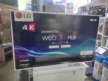 купить приставку для телевизора с интернетом: Телевизор LG 50’ 4K VA, ThinQ AI, WebOS 5.0, AI Sound, Ultra Surround