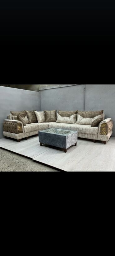 Divan və kreslo dəstləri: Yeni, Divan, 2 kreslo, Bazalı, Açılan — 9