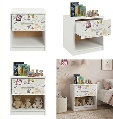 ikea ogradica za bebe: Nocni stocic deciji sa fiokom Skrabalica NOVO Dizajnirana dečija — 2