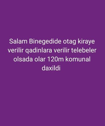 Напольные покрытия: Salam ev binegedidedi 120m komunal daxil. Telebe qizlarda olar ailede