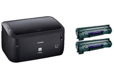 картриджи сега: Принтер лазерный черно-белый Canon i-SENSYS LBP6030B BUNDLE черный