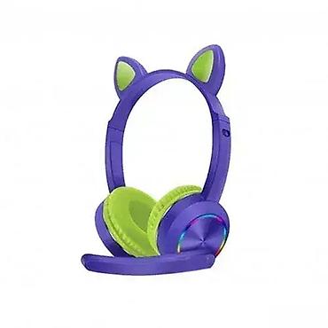 bluetooth slusalice cena: Bluetooth slušalice CAT AKZ-K23 - Ljubičaste Novo, u original — 1