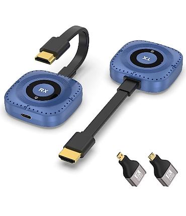 плей до: Беспроводной HDMI-удлинитель 50 м, 4K Комплект передатчик (TX) + — 1