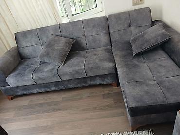 taxt kravati: Künc divan – açılıb-yığılan, yataq funksiyalı - Forma: L-şəkilli künc — 2